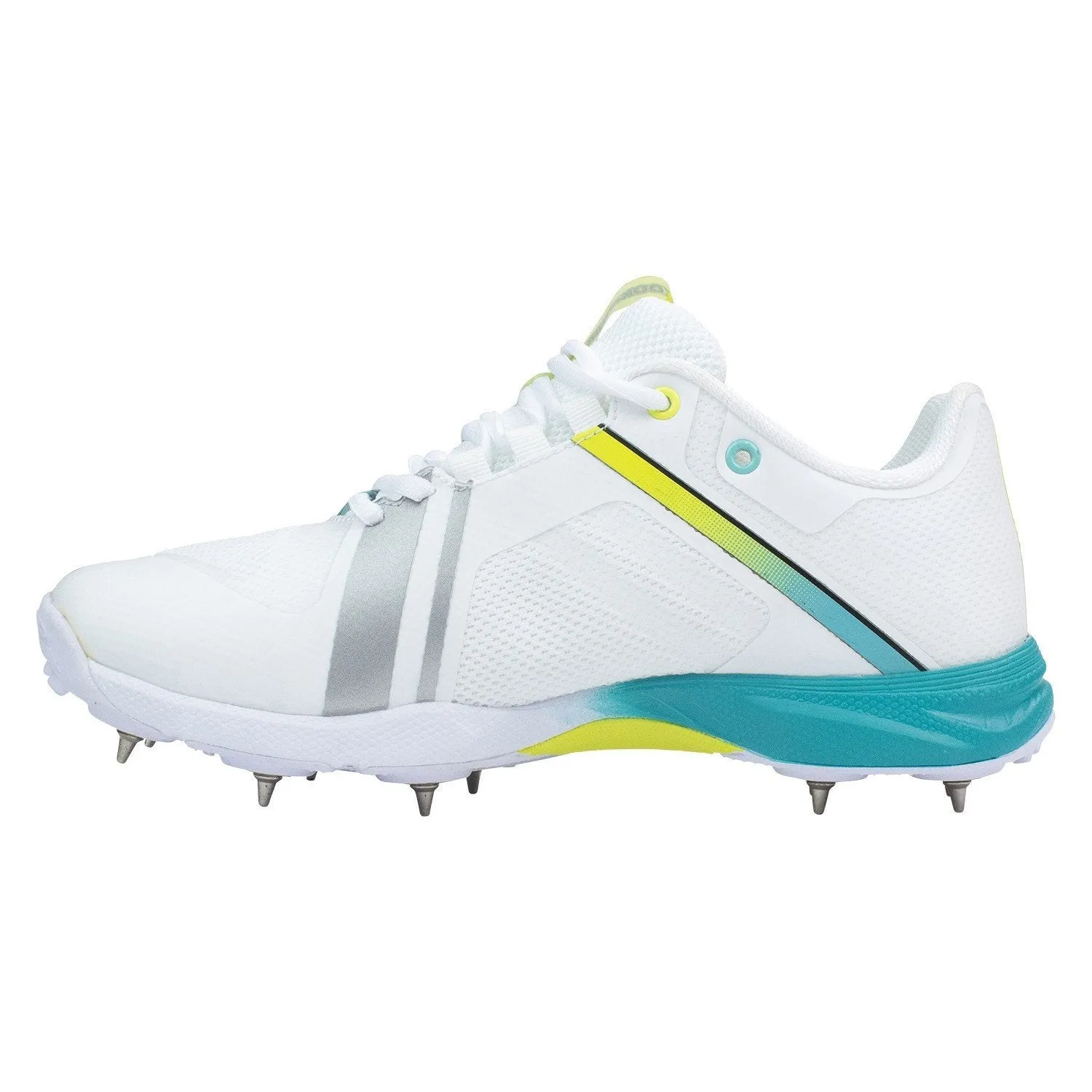 Kookaburra KC 2.0 Spike Cricket Shoes Aqua/White