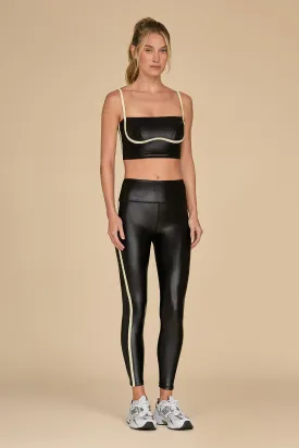 Liquid Halftime Legging - Black Gloss