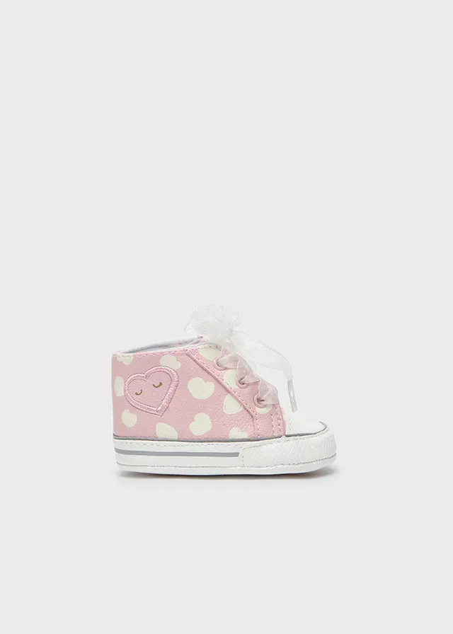 Mayoral Baby Girls Pink Pre-Walker Trainers