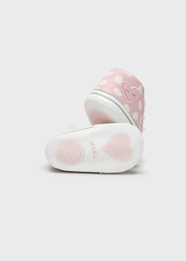 Mayoral Baby Girls Pink Pre-Walker Trainers