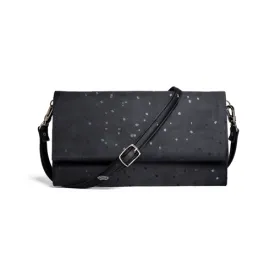 Minimal Wallet and Crossbody Confetti Black by Lee Coren