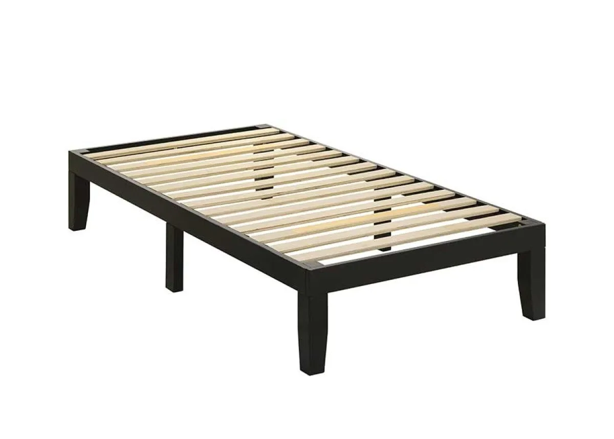 Naven Twin Platform Bed - Black