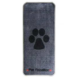 Pet Rebellion Stop Muddy Paws Barrier Rug Grey