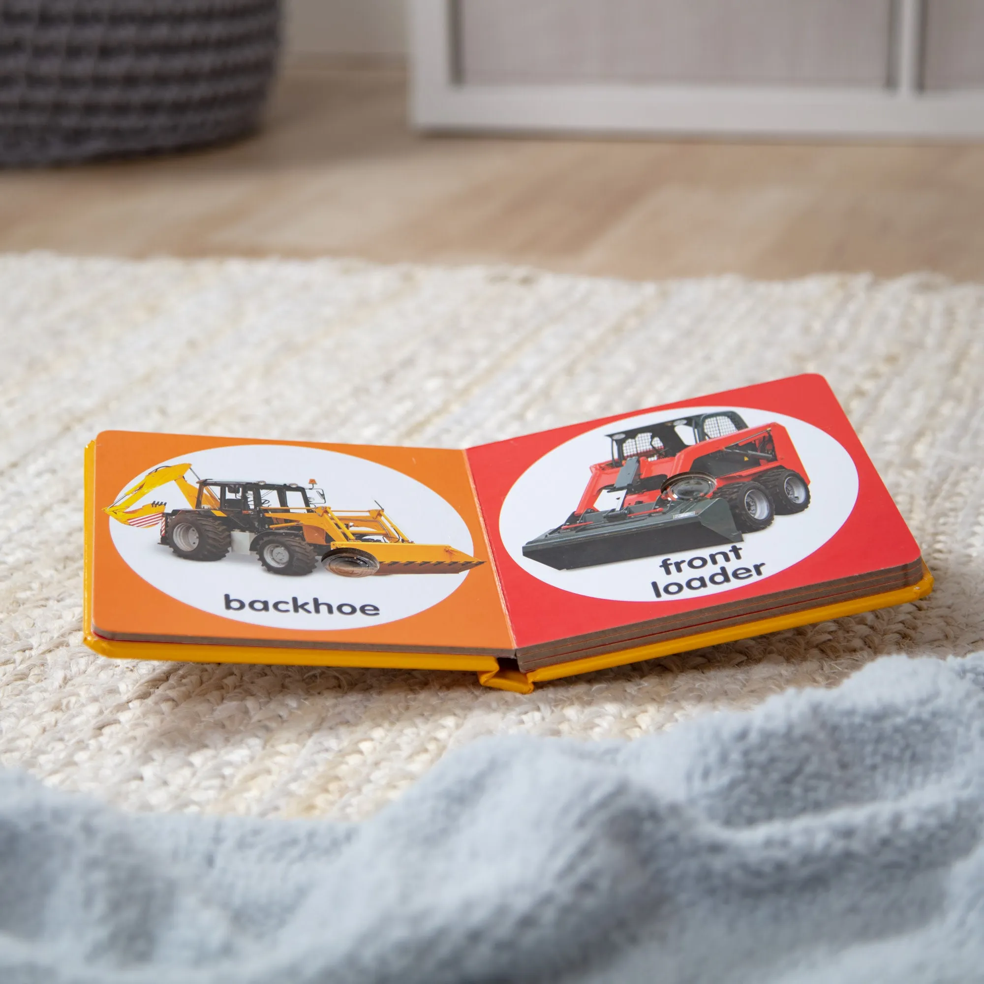 Poke-a-Dot: Construction Vehicles Board Book