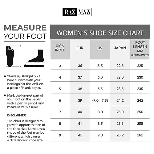 RazMaz Stylish, Soft & Comfortable Belly Shoes for Women | Super Lightweight Women Bellies | Non-Fatigue & Non-Slippery Belly for Women Bellies for Women Stylish Latest | Slip On Shoes