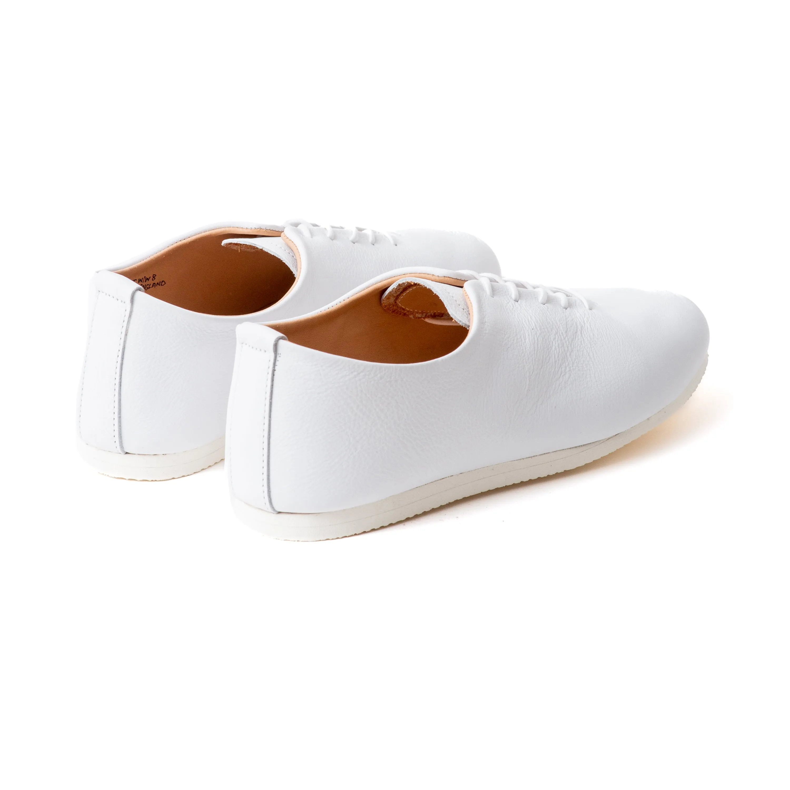 Regent Wholecut Shoe - White Calf