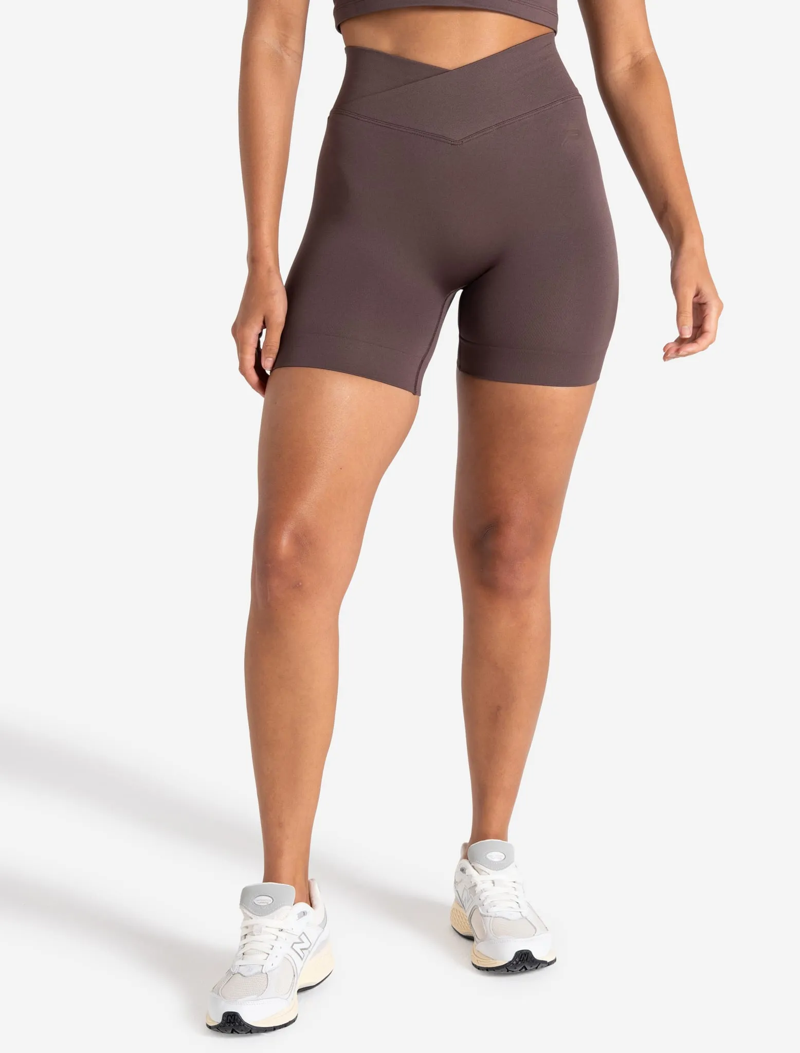 Sculpt Seamless Scrunch Shorts - Mocha