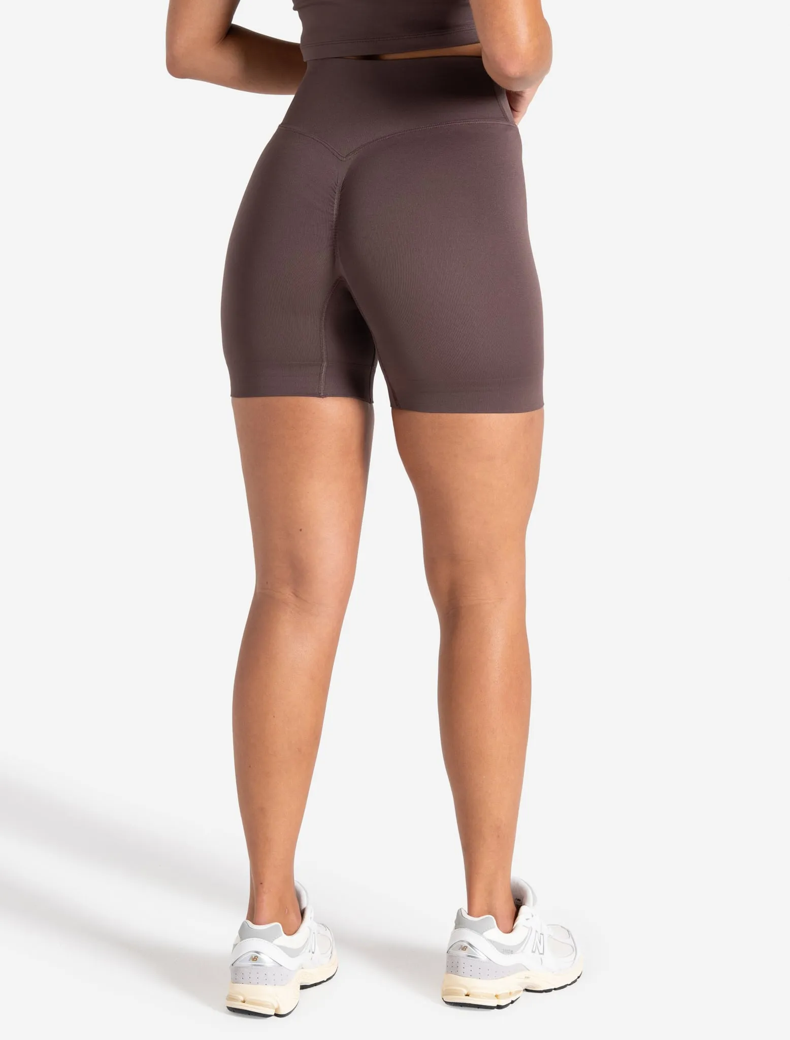 Sculpt Seamless Scrunch Shorts - Mocha