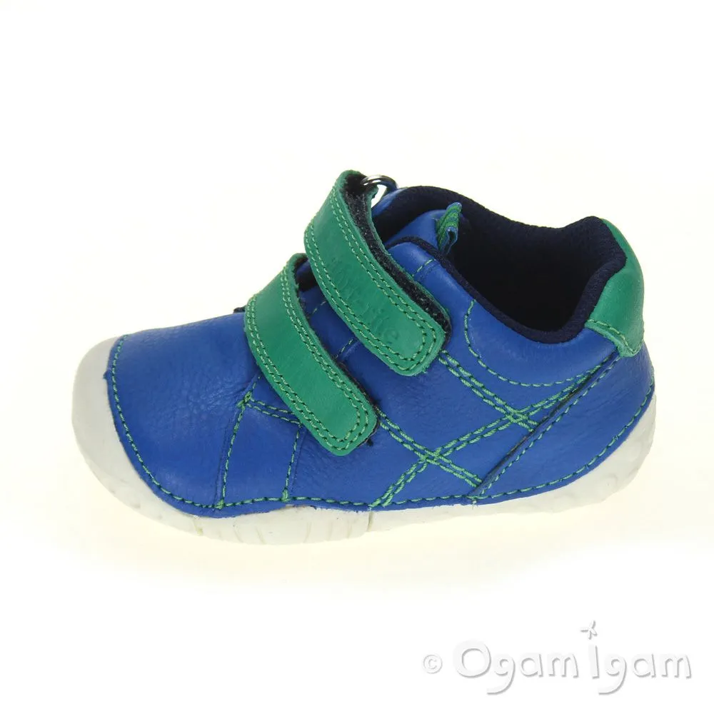 Start-rite Baby Milan Infant Boys Blue Shoe