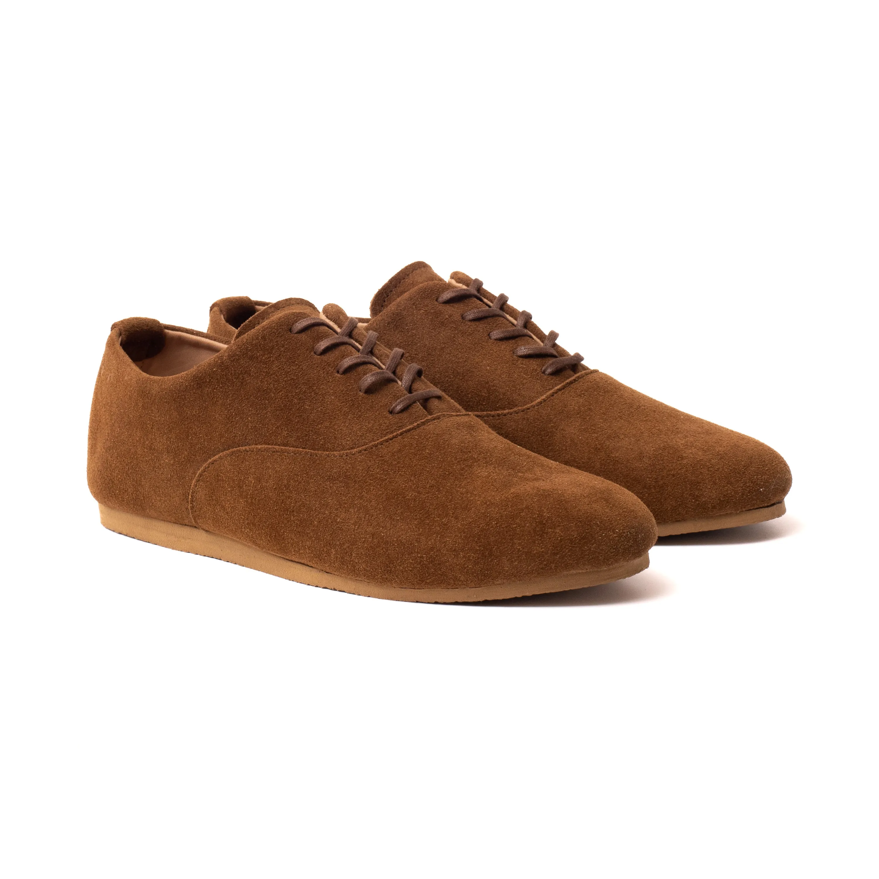 Talbot Oxford Shoe - Snuff Janus Calf Suede