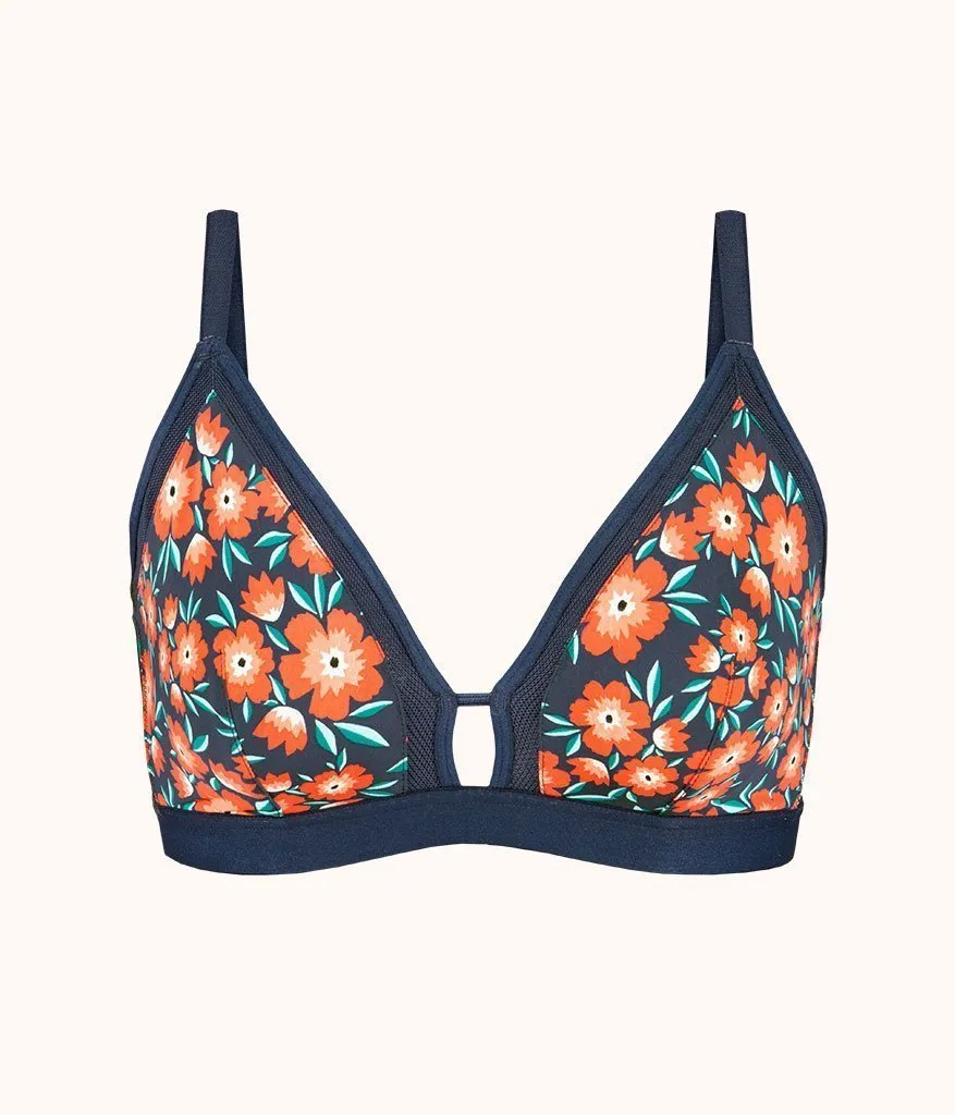 The Busty Bralette - Print: Poppy Floral