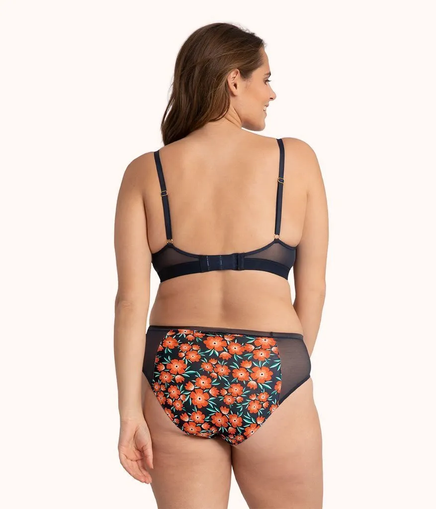 The Busty Bralette - Print: Poppy Floral