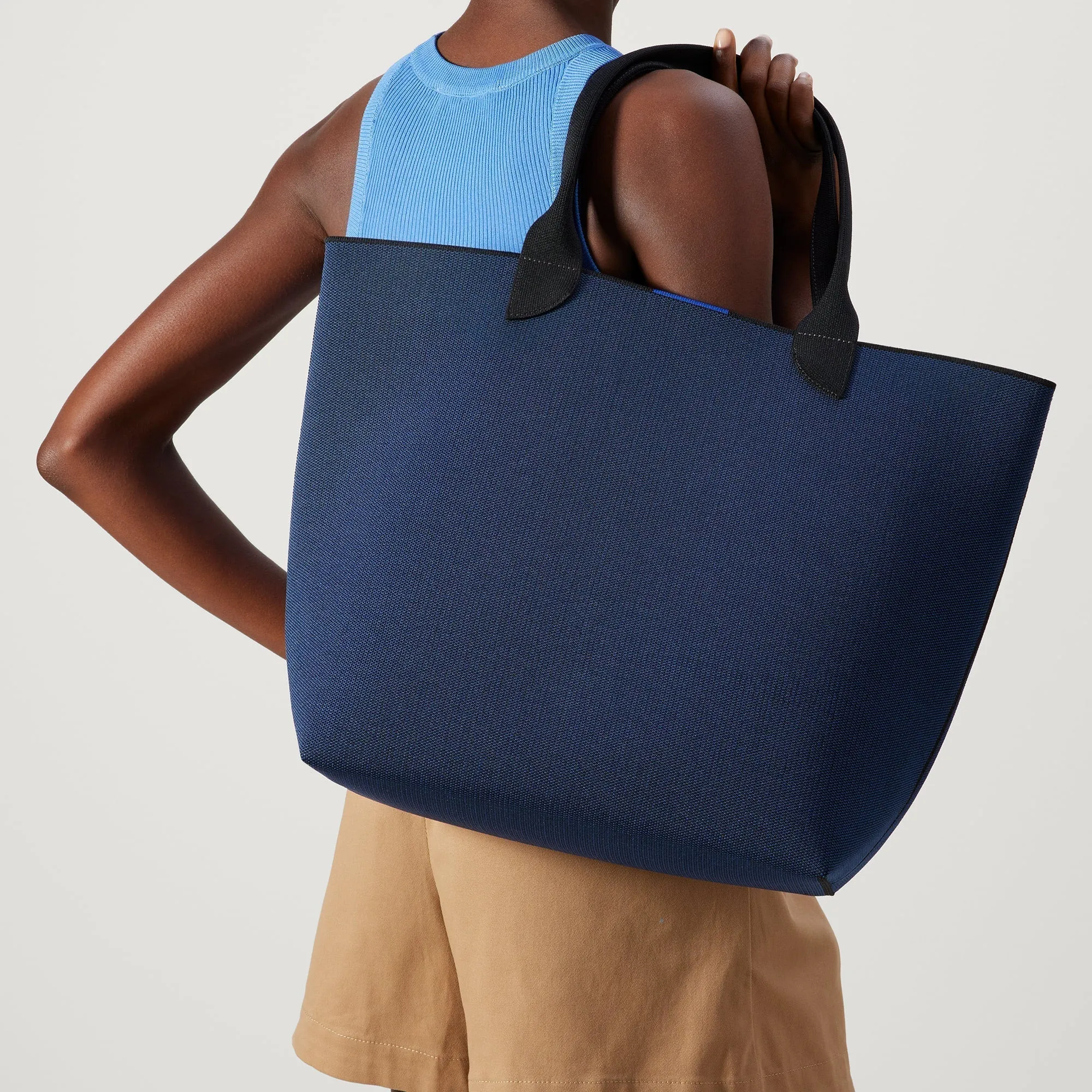 The Lightweight Tote - Sapphire and Onyx