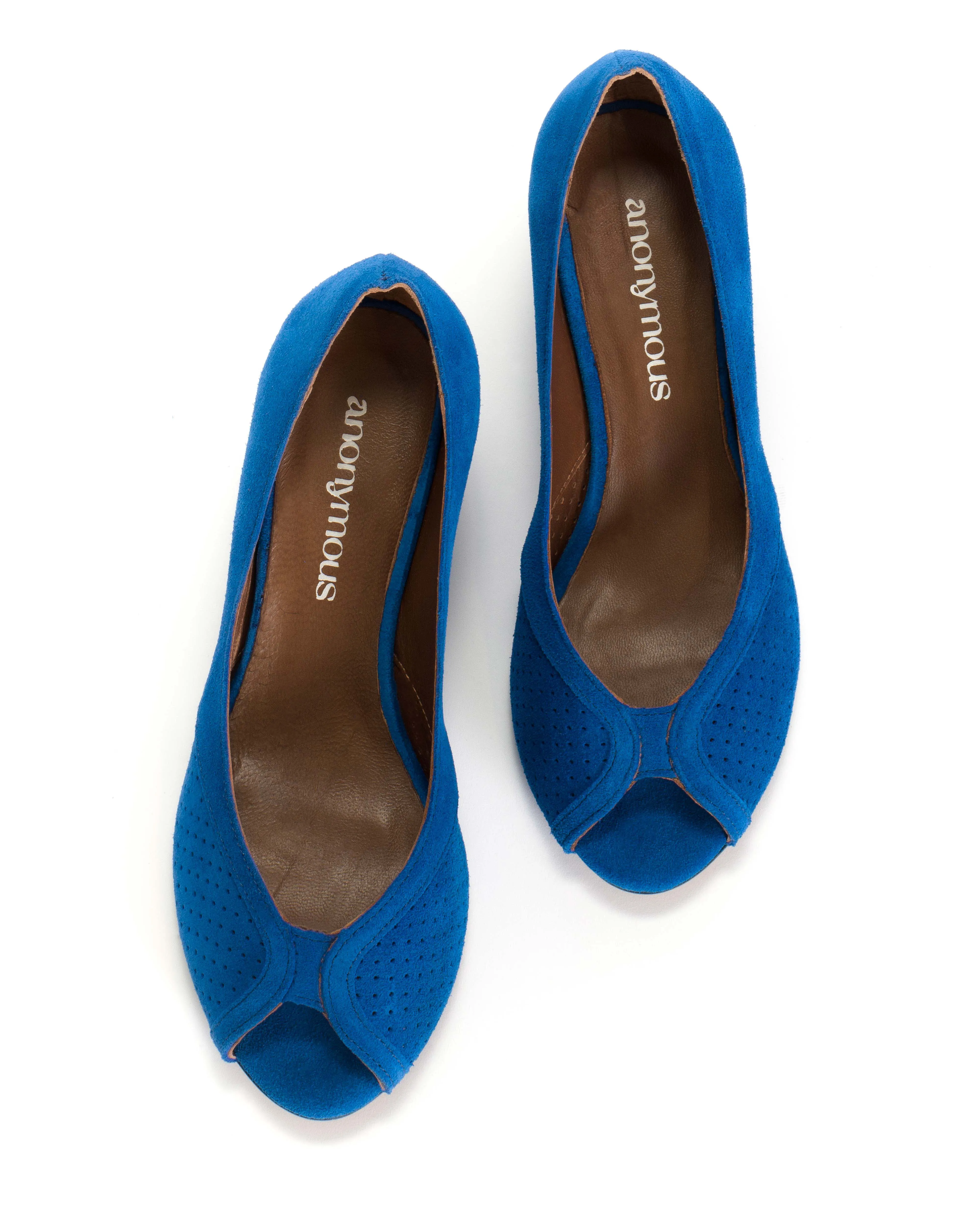 Tiffany Triangle Calf suede Electric blue