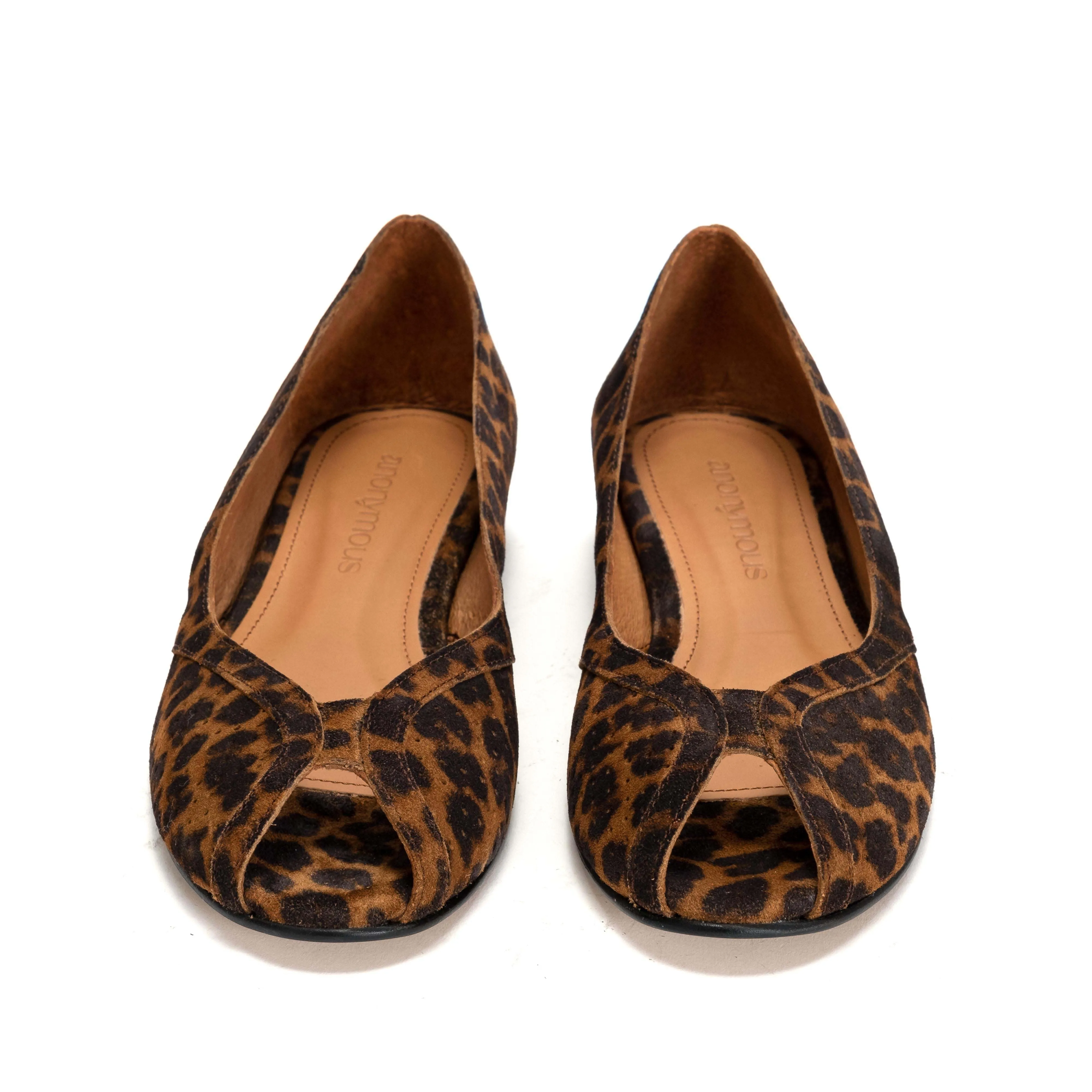 Tiffy Calf suede print Leopard