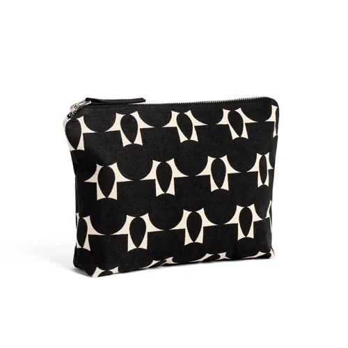 Travel Clutch Totem Black by Lee Coren