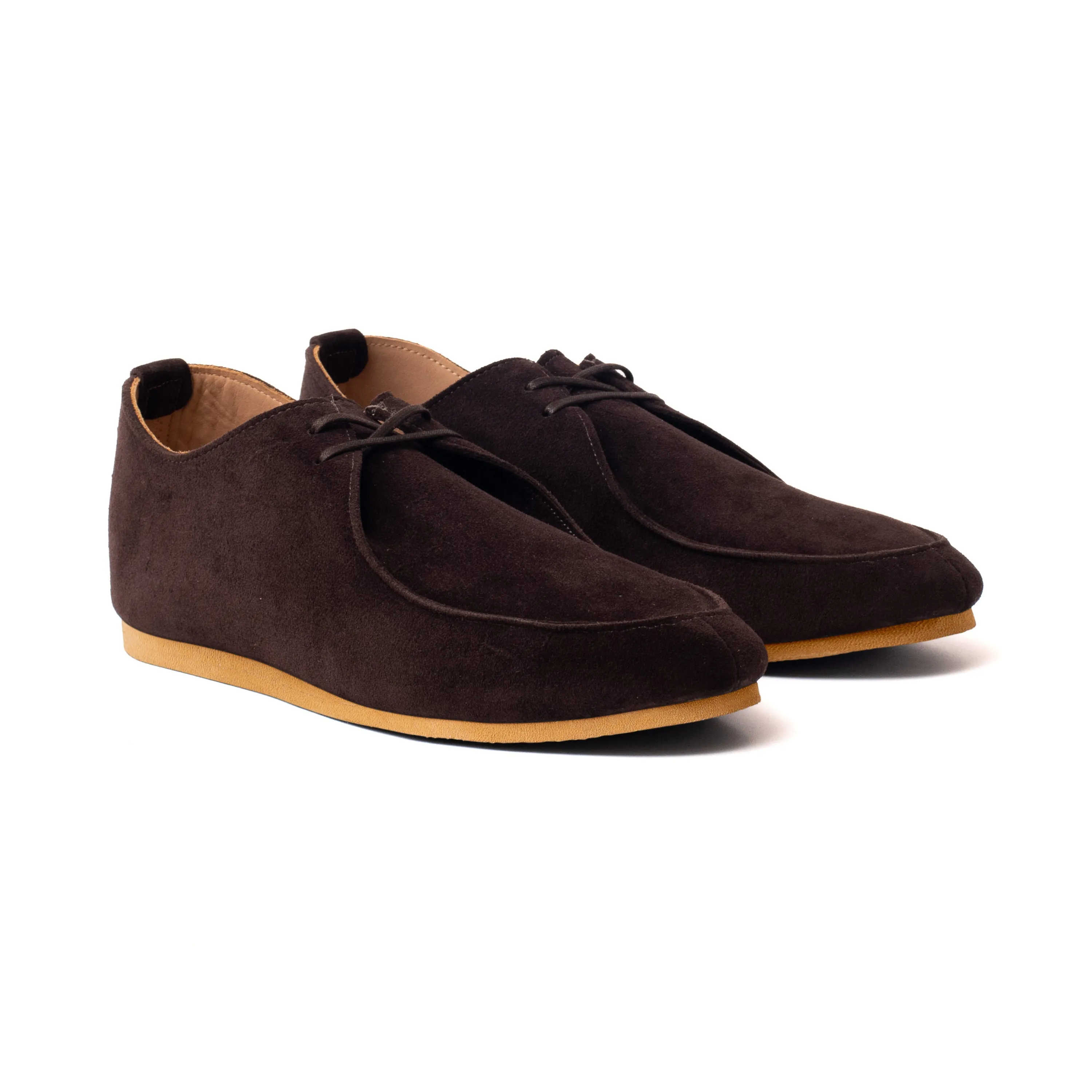 Turner Apron Shoe - Brown Janus Calf Suede