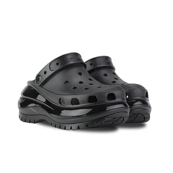 UNISEX BLACK CLASSIC MEGA CRUSH CROCS