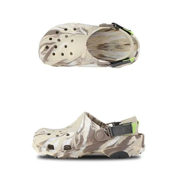 UNISEX BONE CLASSIC ALL TERRAIN MARBLED CROCS