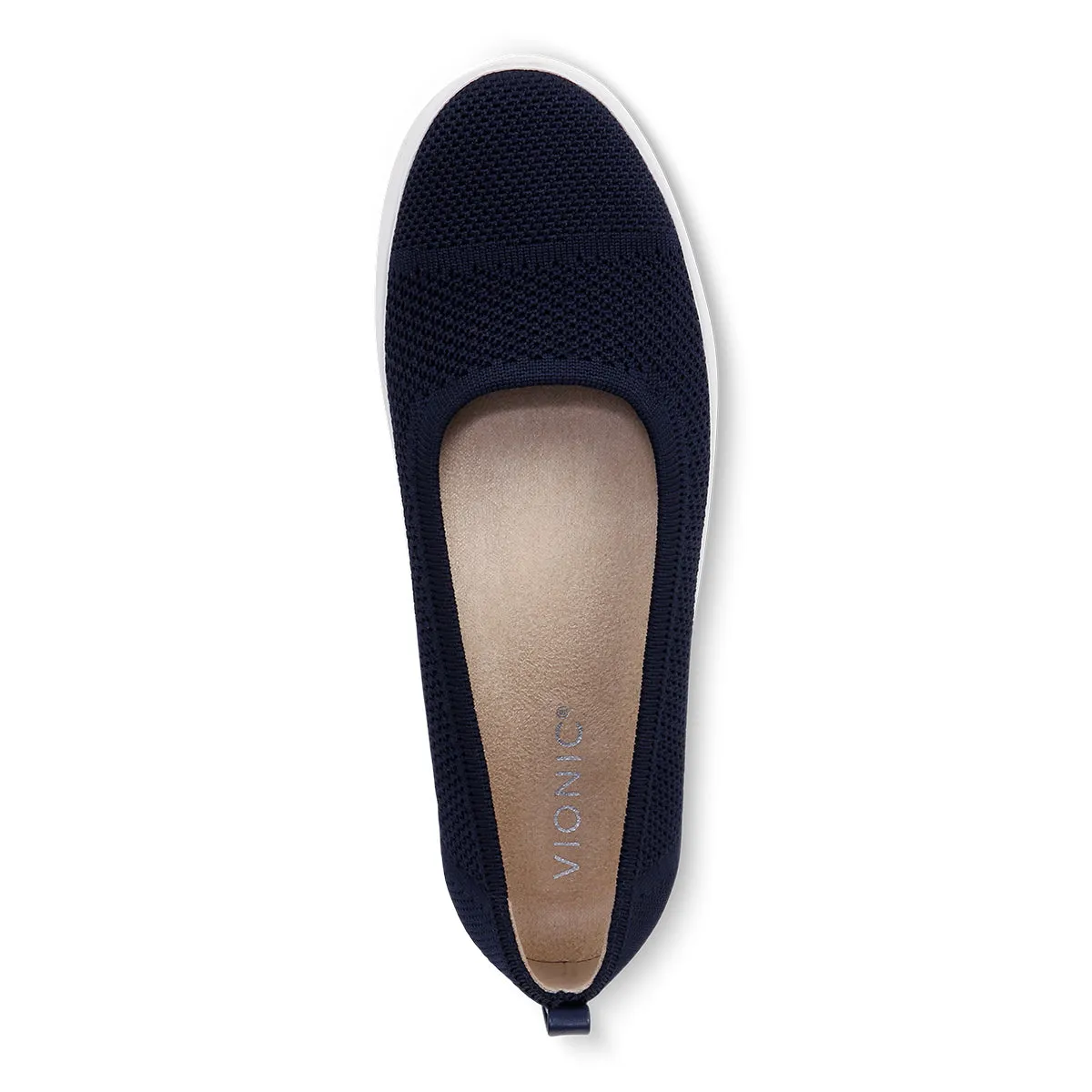 Uptown Knit Skimmer Flat (Wide)