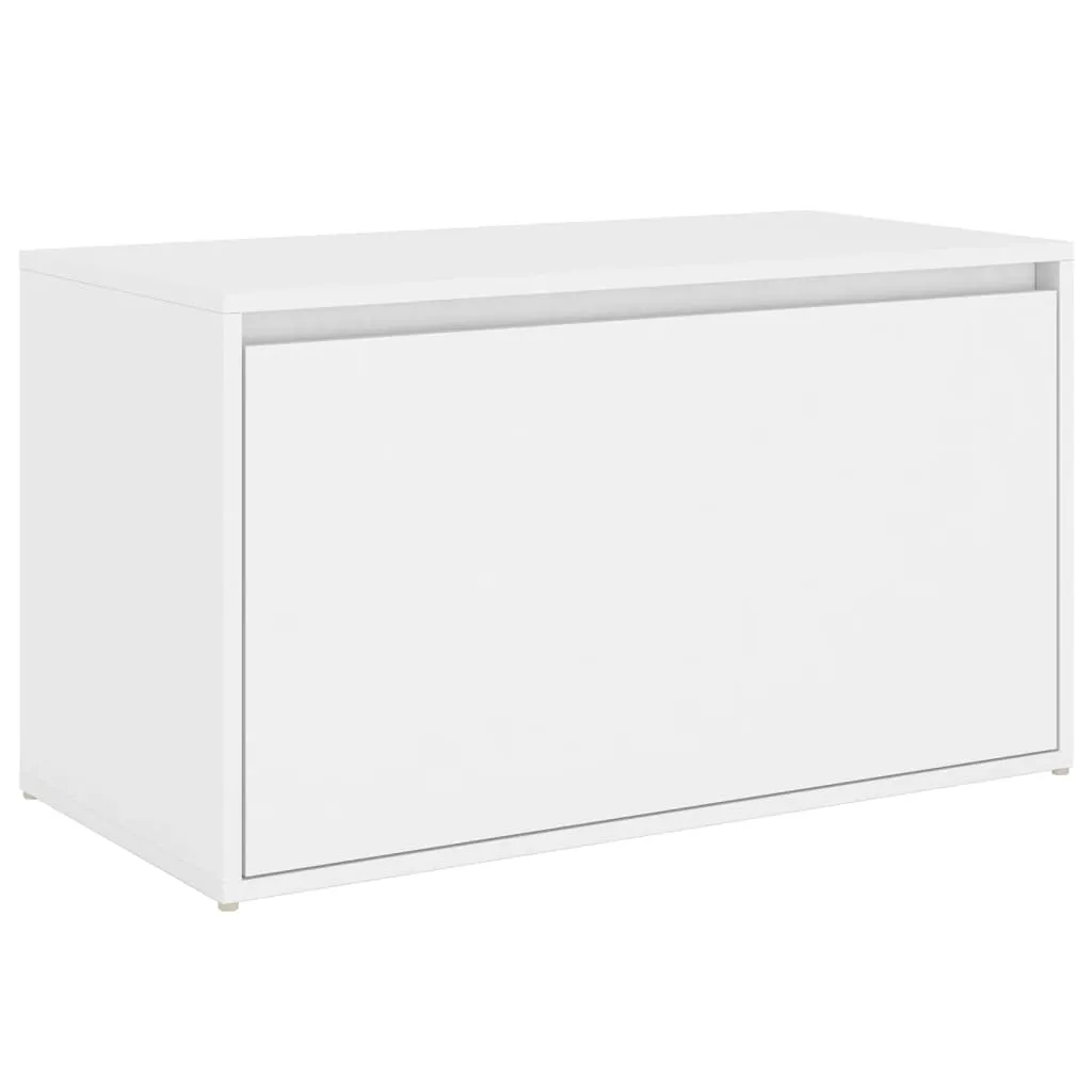 vidaXL Hall Bench 80x40x45 cm White Engineered Wood