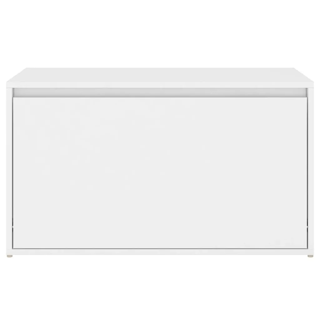 vidaXL Hall Bench 80x40x45 cm White Engineered Wood