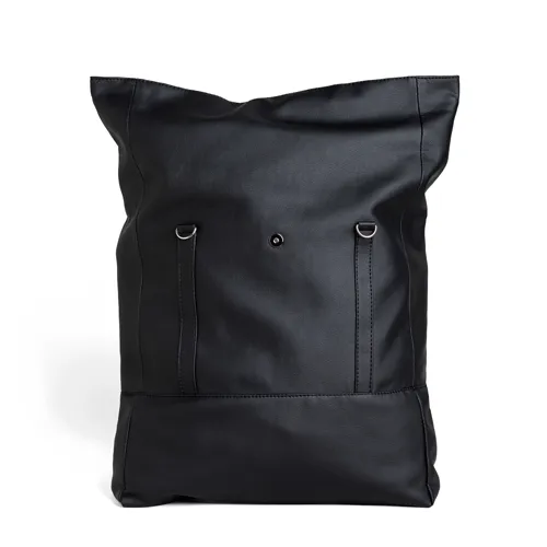 Wanderlust Rolltop Backpack Jet Black by Lee Coren