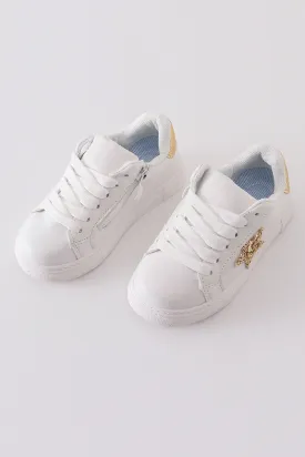 White star glitter sneaker (toddler to big kids)