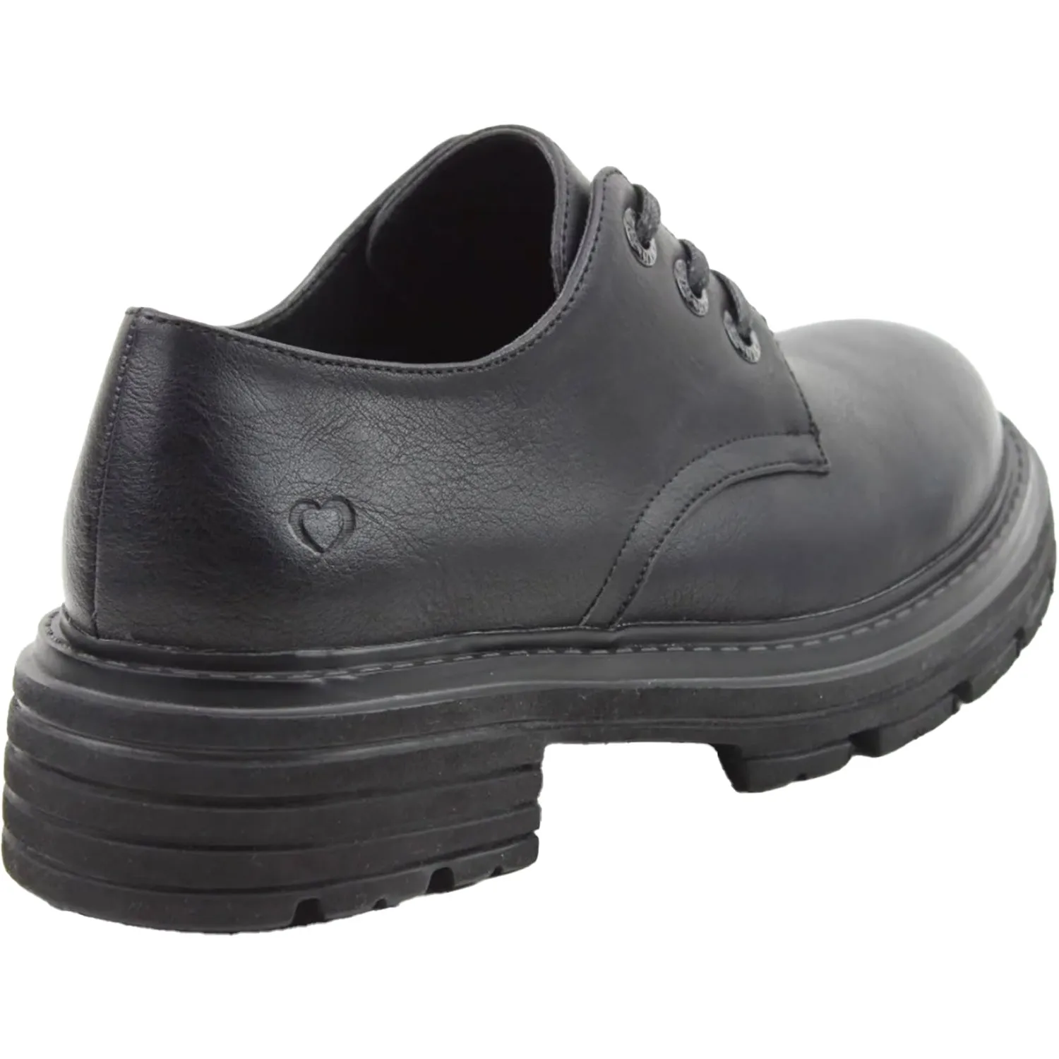 Women's Heavenly Feet Gisella Oxford Black Vegan Leather