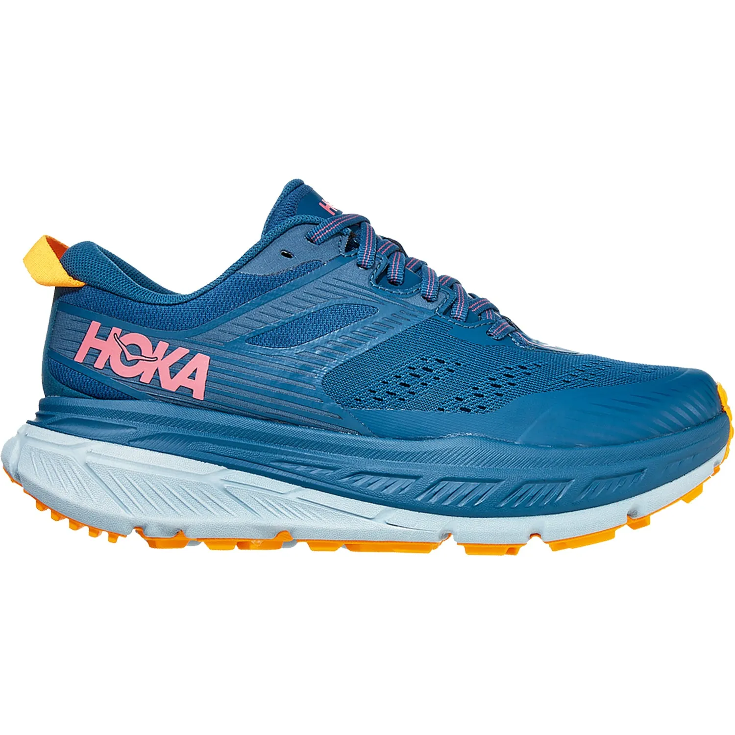 Women's Hoka Stinson ATR 6 Moroccan Blue/Saffron Mesh