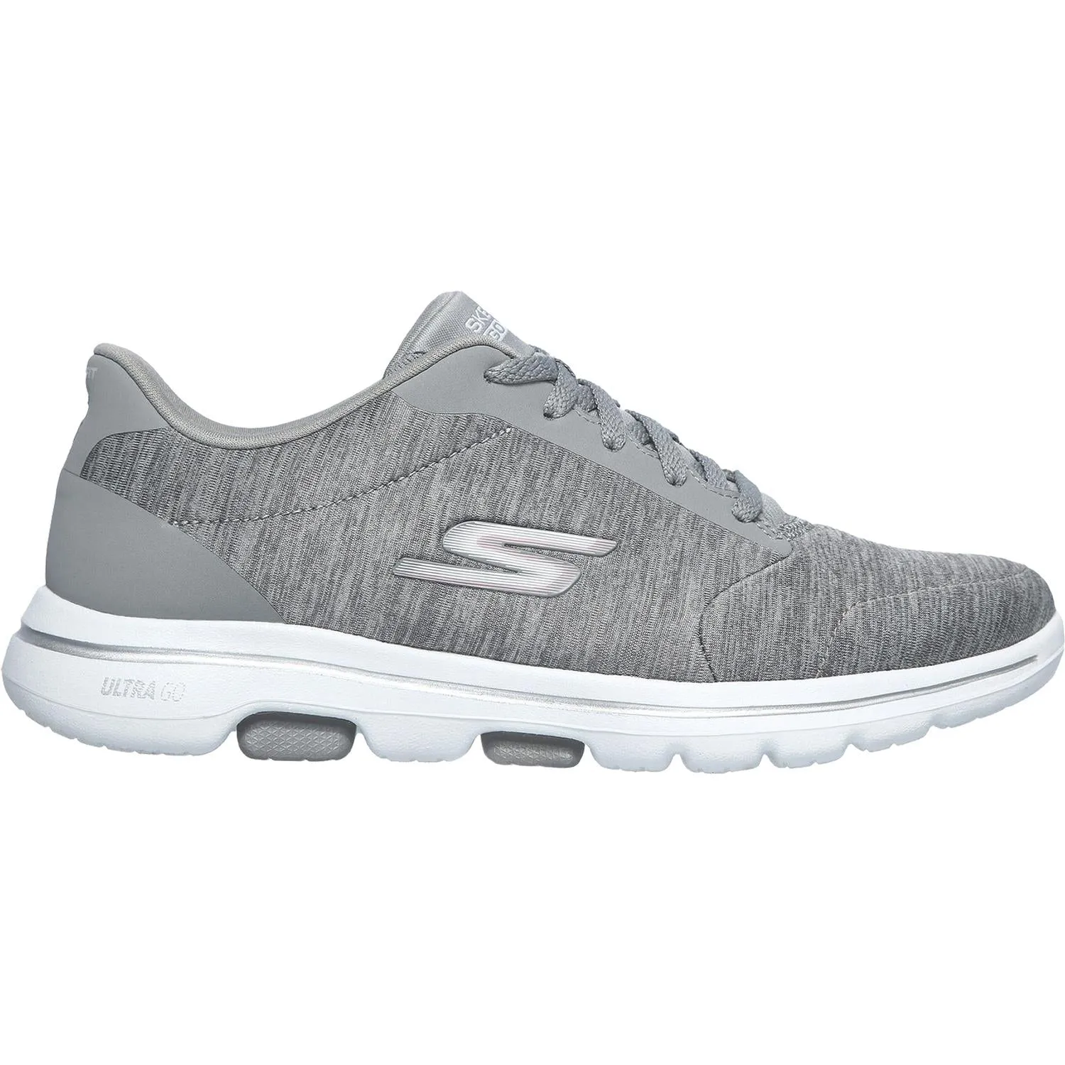 Women's Skechers GOwalk 5 True True Grey Fabric